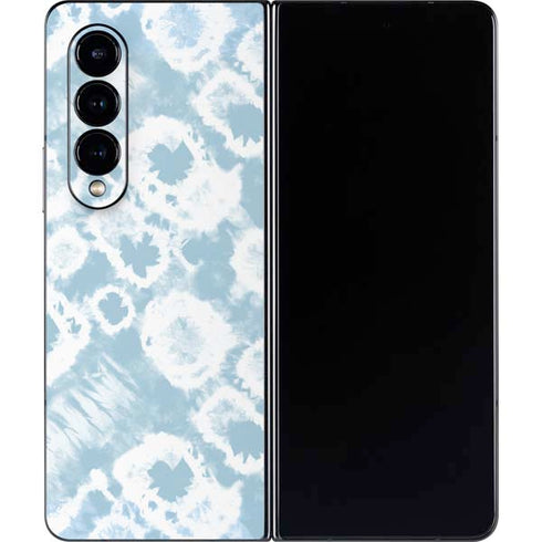 Blue Tie Dye Galaxy Z Fold4 5G Skin